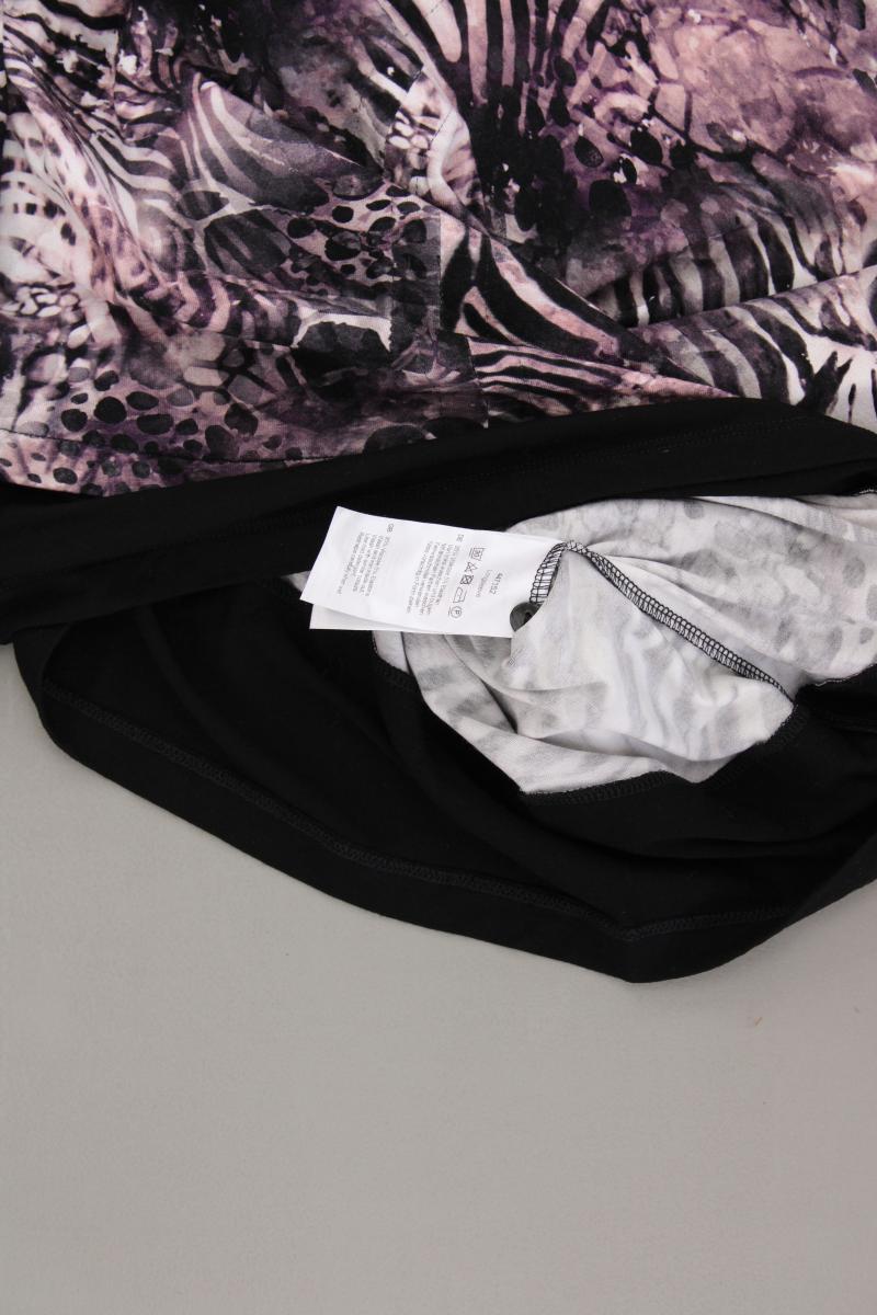 Pfeffinger Printshirt Gr. 38 mit Tierdruck Langarm lila aus Viskose