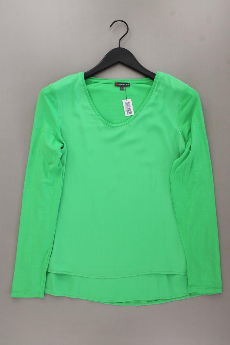Street One Langarmbluse Gr. 36 grün aus Polyester