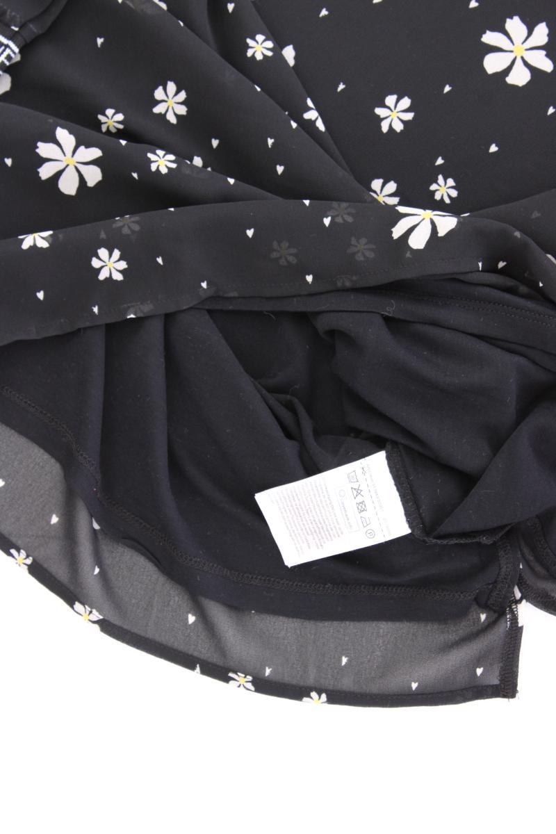 Street One Classic Bluse Gr. 36 mit Blumenmuster 3/4 Ärmel schwarz aus Polyester
