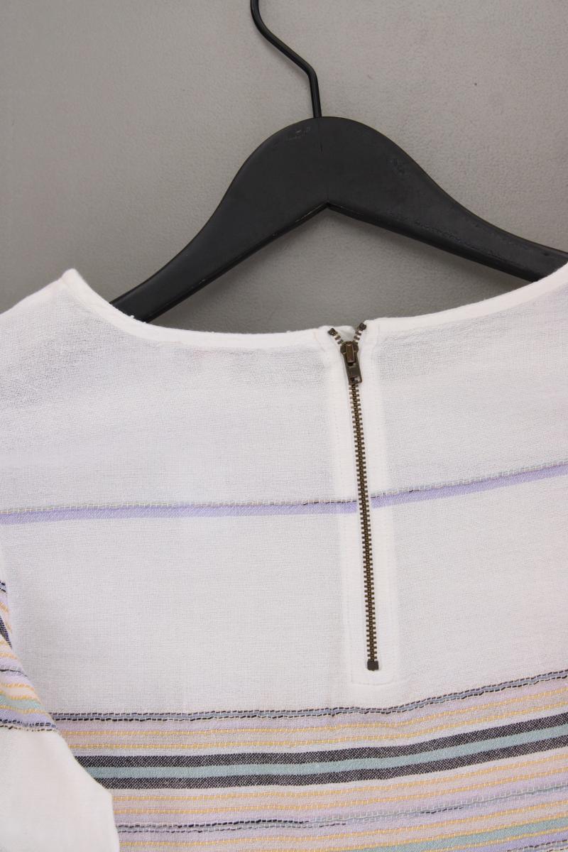 Esprit Classic Bluse Gr. 38 3/4 Ärmel weiß aus Baumwolle