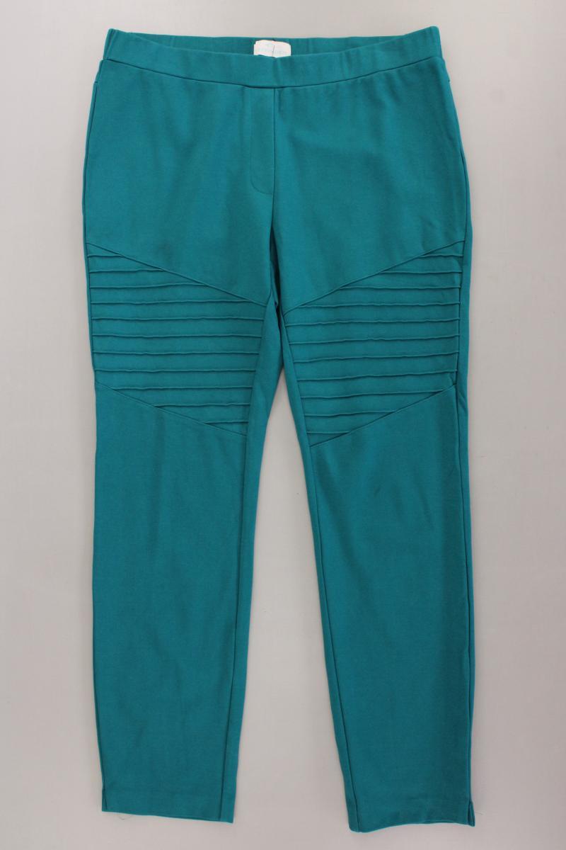 Pfeffinger Stretchhose Gr. 44 blau aus Viskose