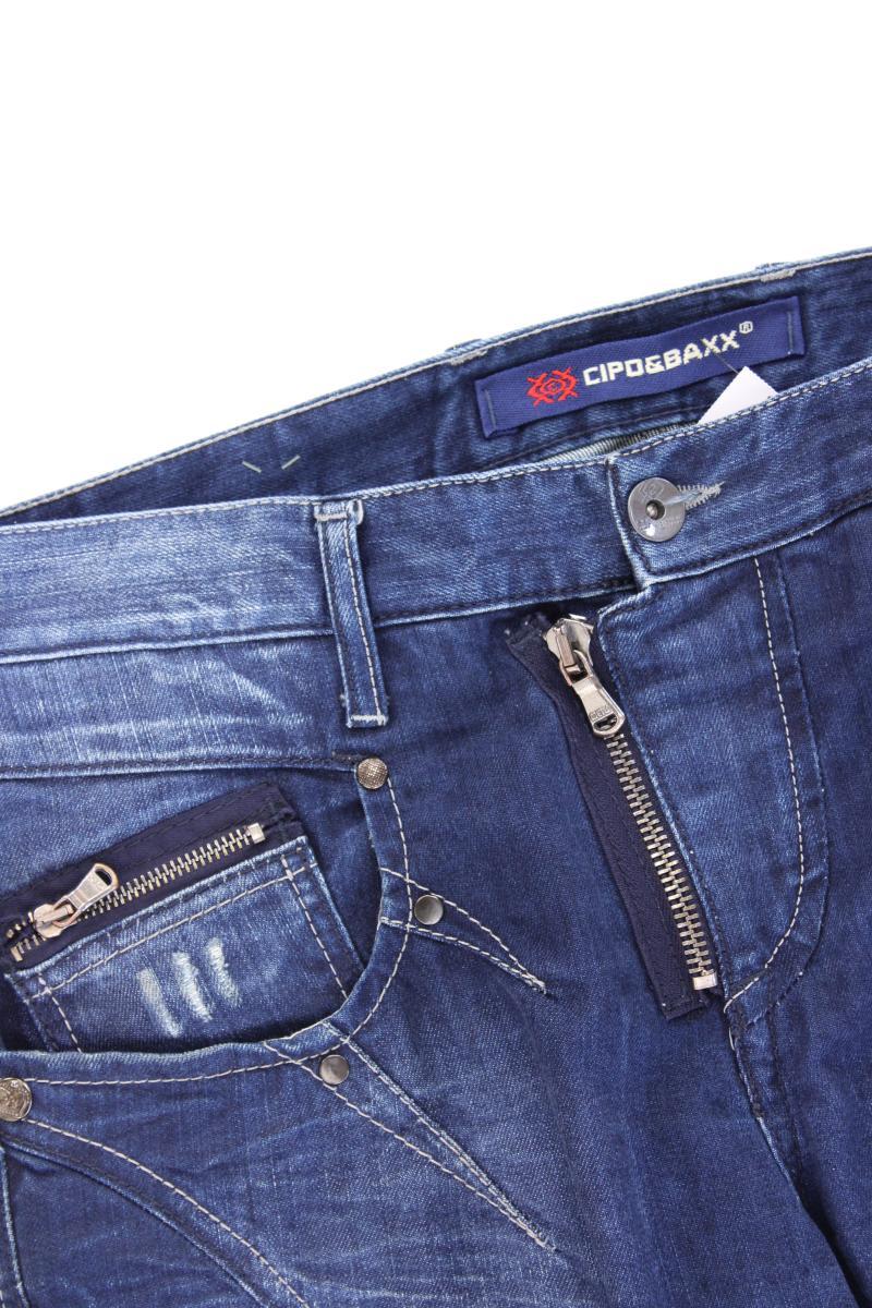 CIPO & BAXX Straight Jeans für Herren Gr. W34/L32 blau aus Baumwolle
