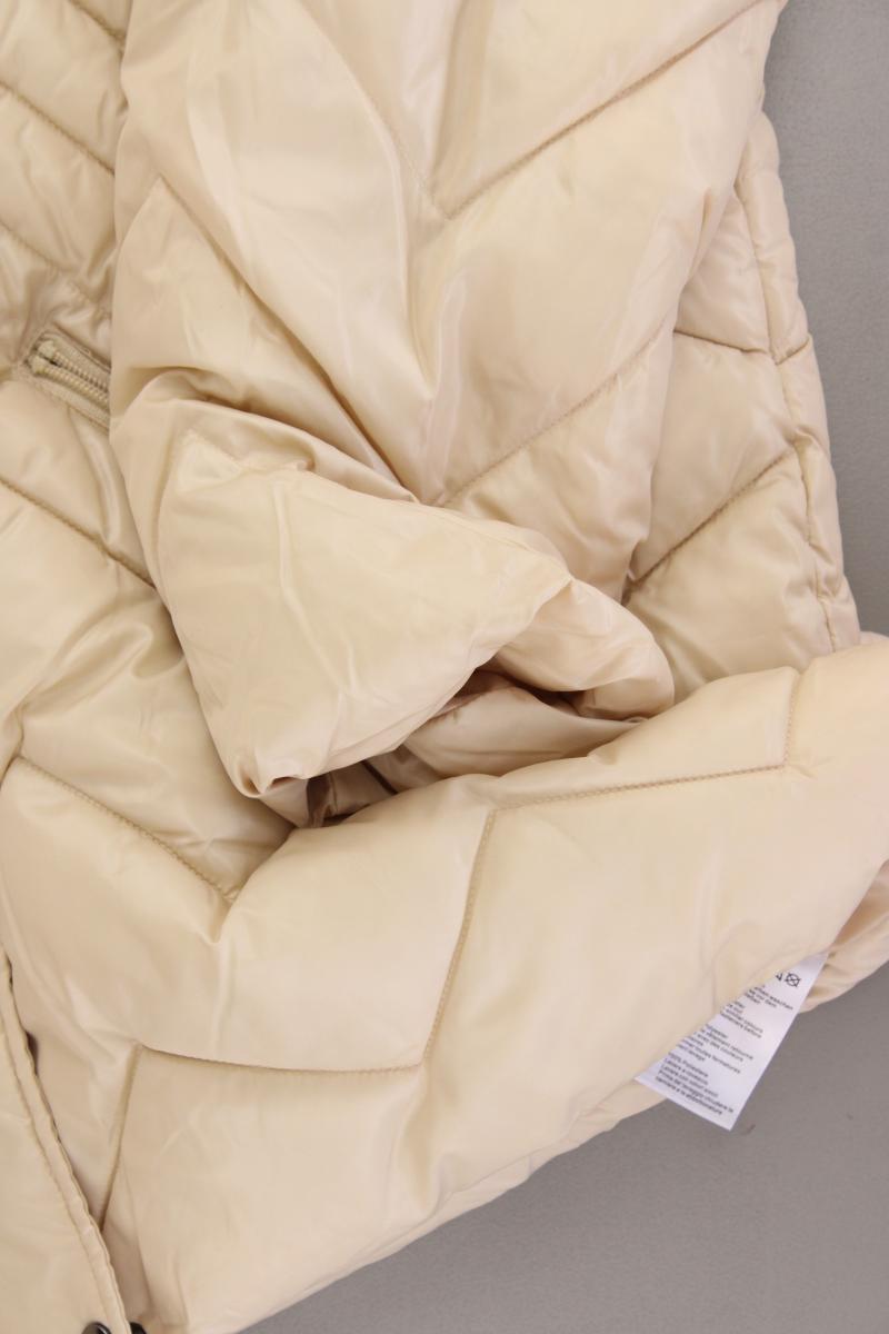 Helena Vera Kapuzenmantel Gr. 50 neuwertig creme aus Polyester