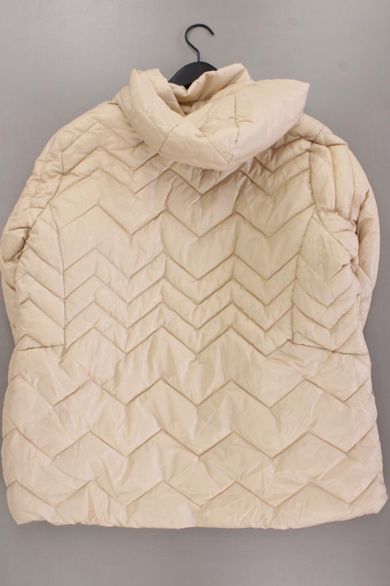 Helena Vera Kapuzenmantel Gr. 50 neuwertig creme aus Polyester