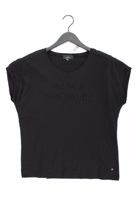 Monari Shirt "Save Water Drink Champagne" Gr. 40 Kurzarm schwarz