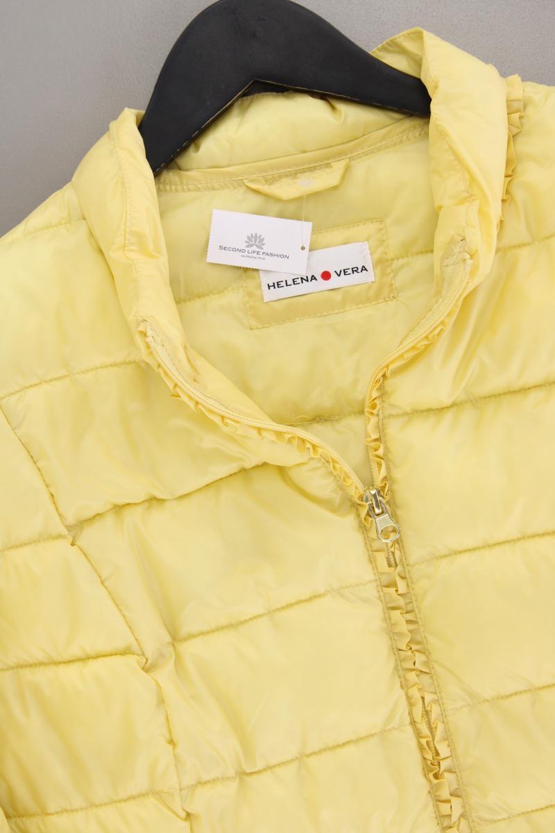 Helena Vera Steppjacke Gr. 50 neuwertig gelb aus Polyester