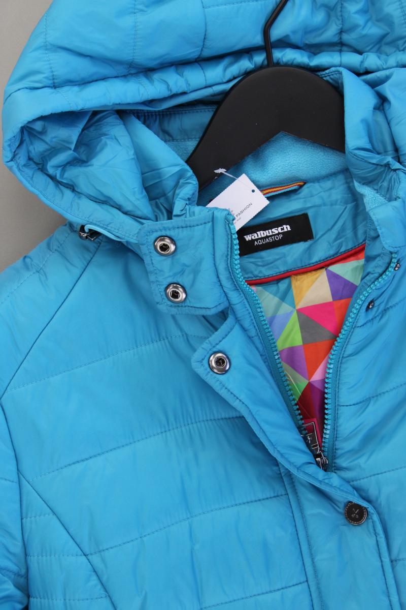 Walbusch Kapuzenjacke Gr. 40 blau aus Polyamid