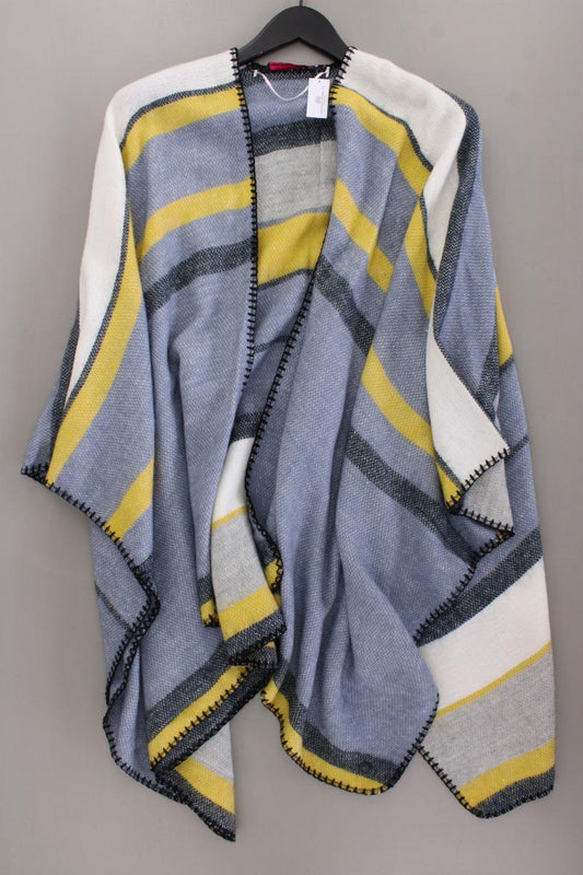 Tom Tailor (Denim) Poncho Gr. OneSize neuwertig Weite Ärmel mehrfarbig