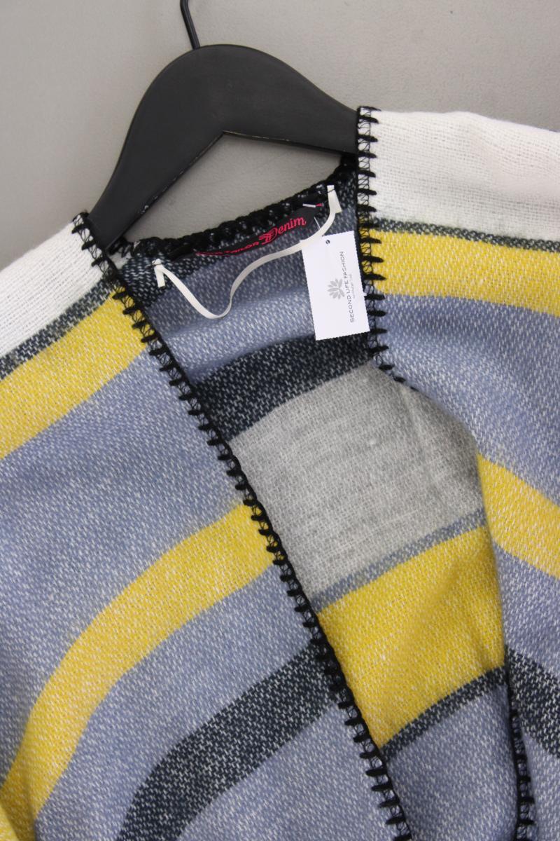 Tom Tailor (Denim) Poncho Gr. OneSize neuwertig Weite Ärmel mehrfarbig