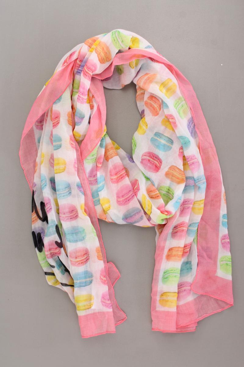 Tuch mit Macaronmuster mehrfarbig aus Polyester