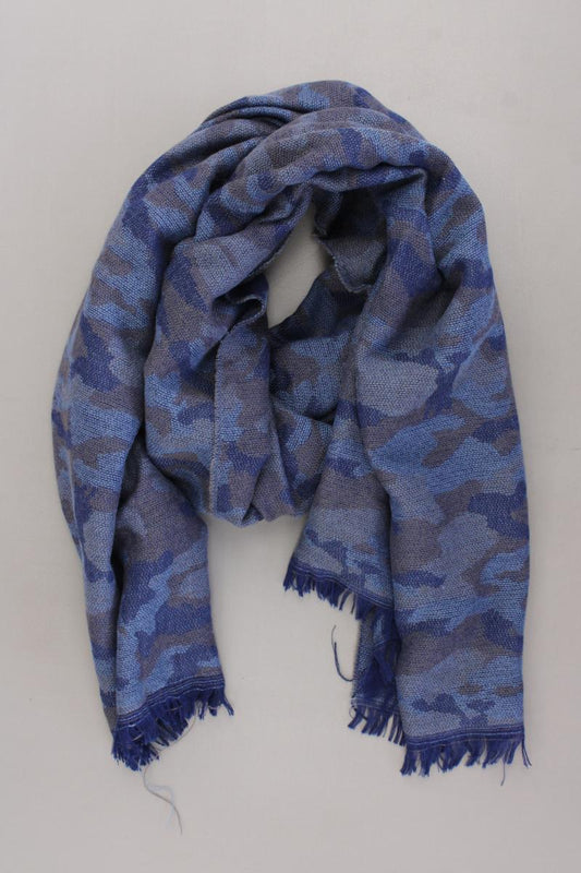 Schal camouflage blau aus Viskose