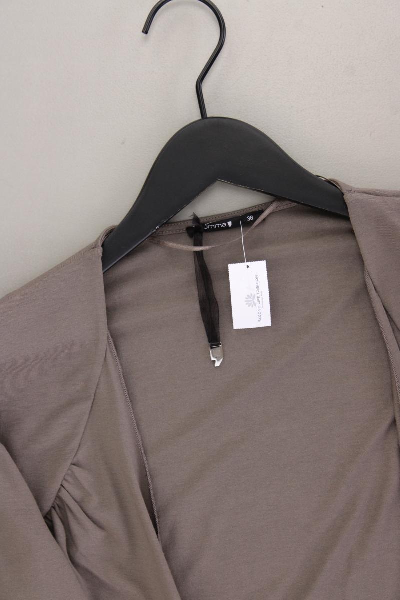 comma, Bolero Jäckchen Gr. 38 3/4 Ärmel braun aus Viskose