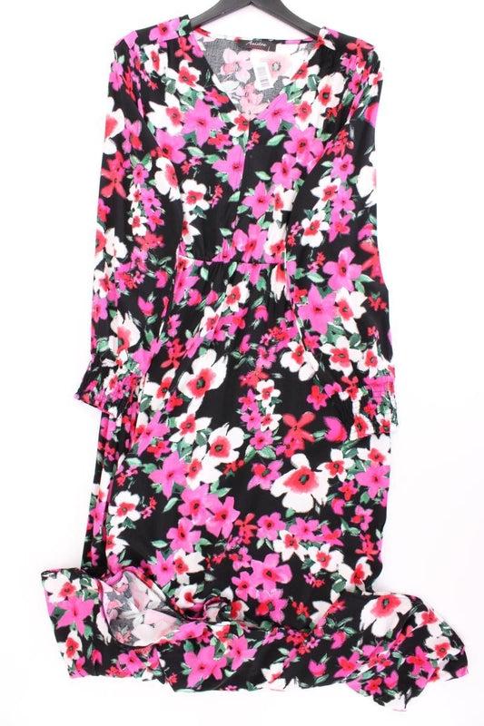 Aniston Langarmkleid Gr. 38 mit Blumenmuster pink aus Viskose