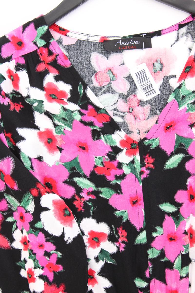 Aniston Langarmkleid Gr. 38 mit Blumenmuster pink aus Viskose