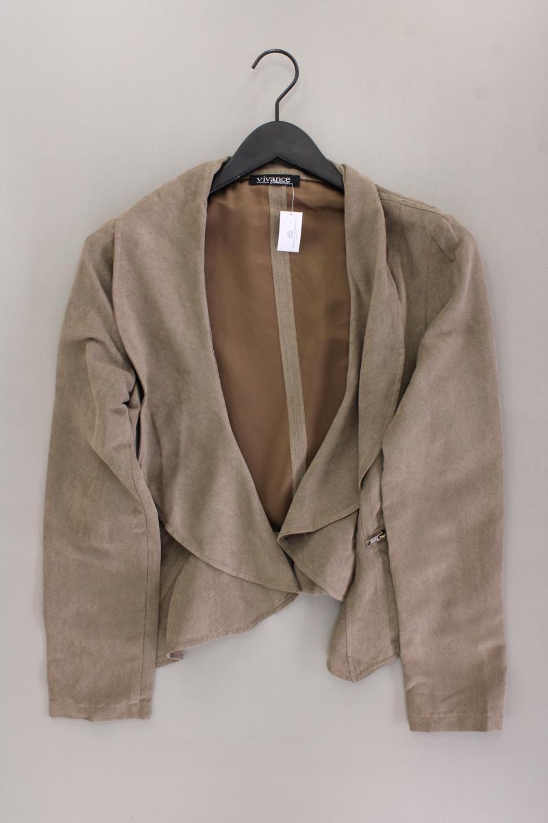 Vivance Übergangsjacke Gr. 38 braun aus Polyester