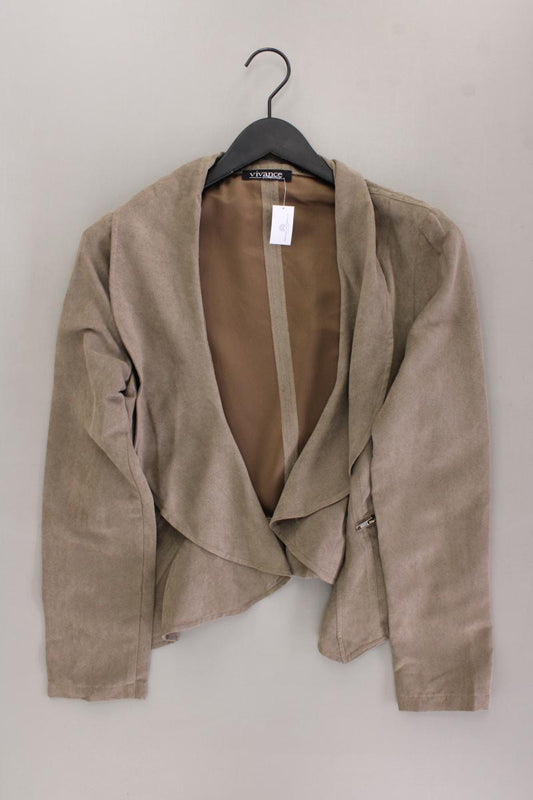 Vivance Übergangsjacke Gr. 38 braun aus Polyester