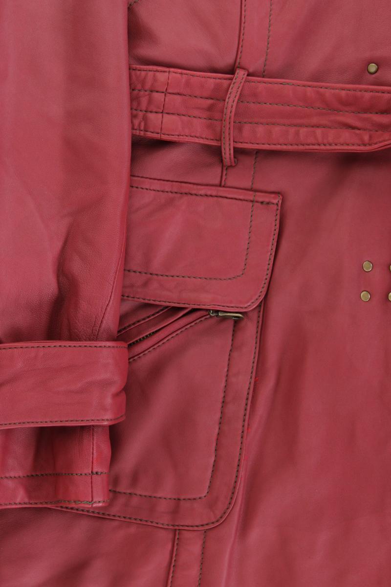 Apart Ledermantel Gr. 38 neuwertig Vintage rot