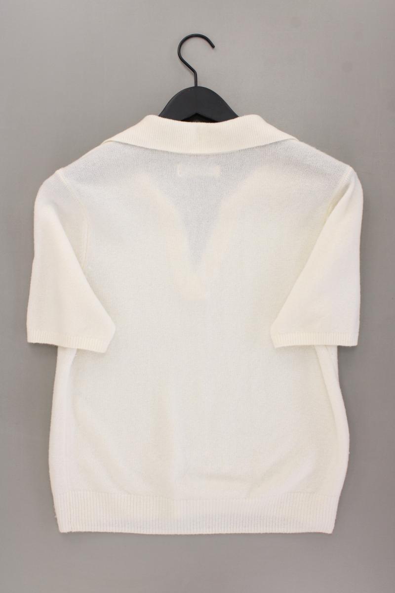 Abercrombie & Fitch Strickshirt mit Wolle Gr. L Kurzarm creme