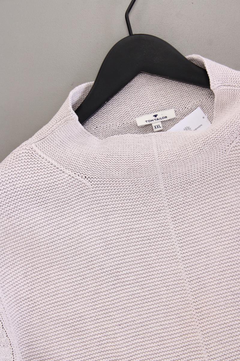 Tom Tailor Feinstrickpullover Gr. XXL grau aus Baumwolle