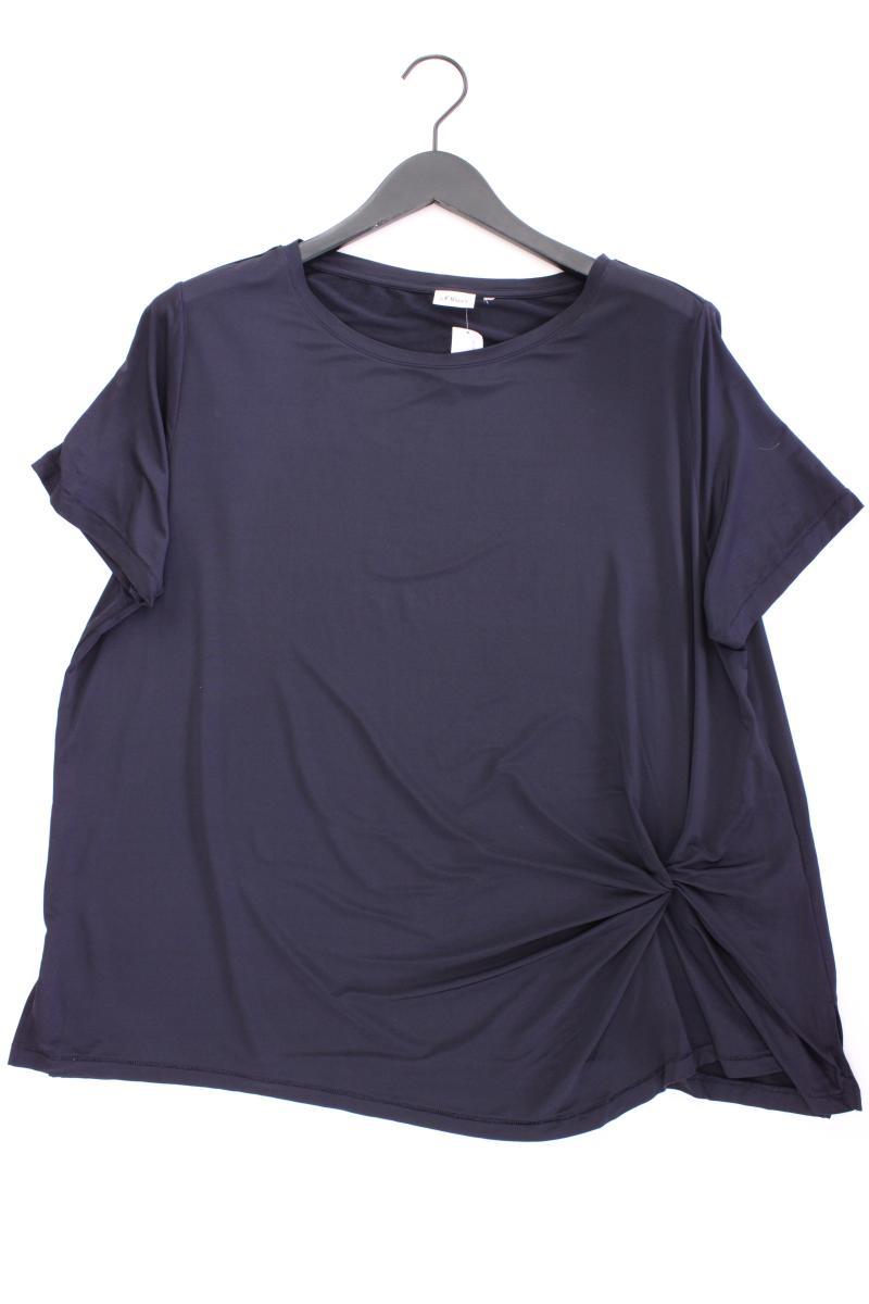 s.Oliver T-Shirt Gr. 48 neuwertig Kurzarm blau aus Viskose