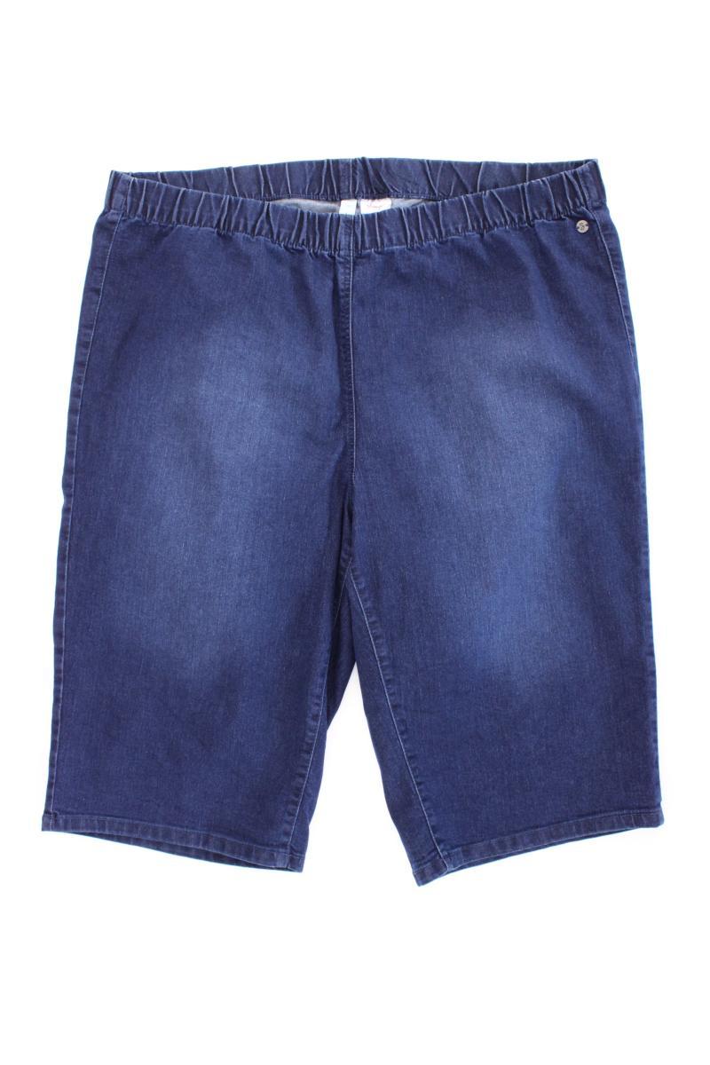 sheego Jeansshorts Gr. 52 blau aus Baumwolle
