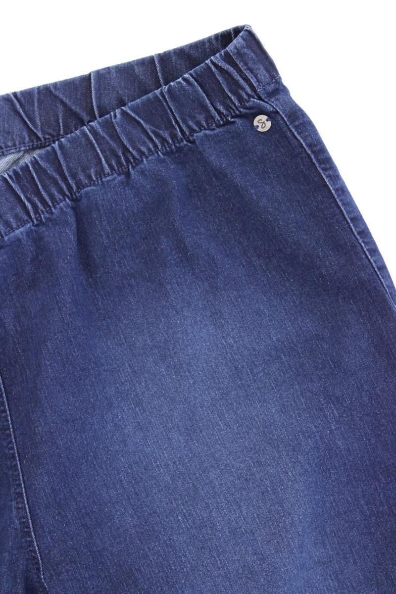 sheego Jeansshorts Gr. 52 blau aus Baumwolle
