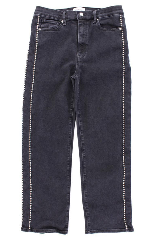 Frame Straight Jeans Gr. W30 Modell Le Sleek Straight grau aus Baumwolle