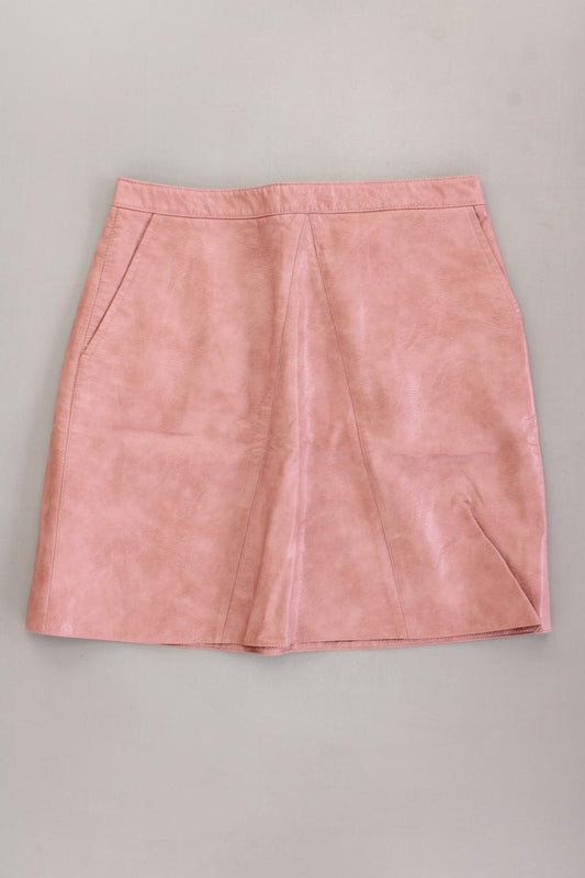 Zara Kunstlederrock Gr. M rosa aus Polyurethan