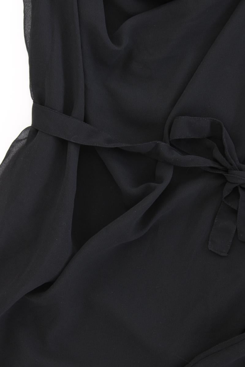 Street One Abendkleid Gr. 38 mit Gürtel Ärmellos schwarz aus Polyester