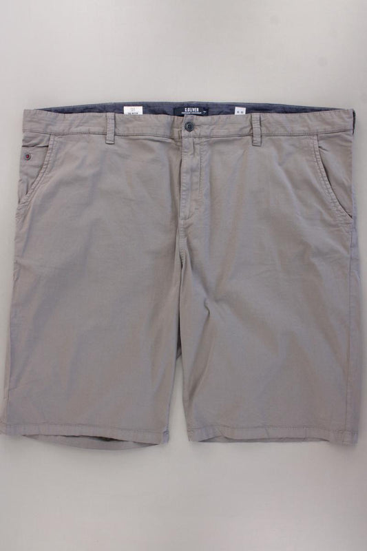 s.Oliver Chino Shorts für Herren Gr. W48 Modell File grau aus Baumwolle