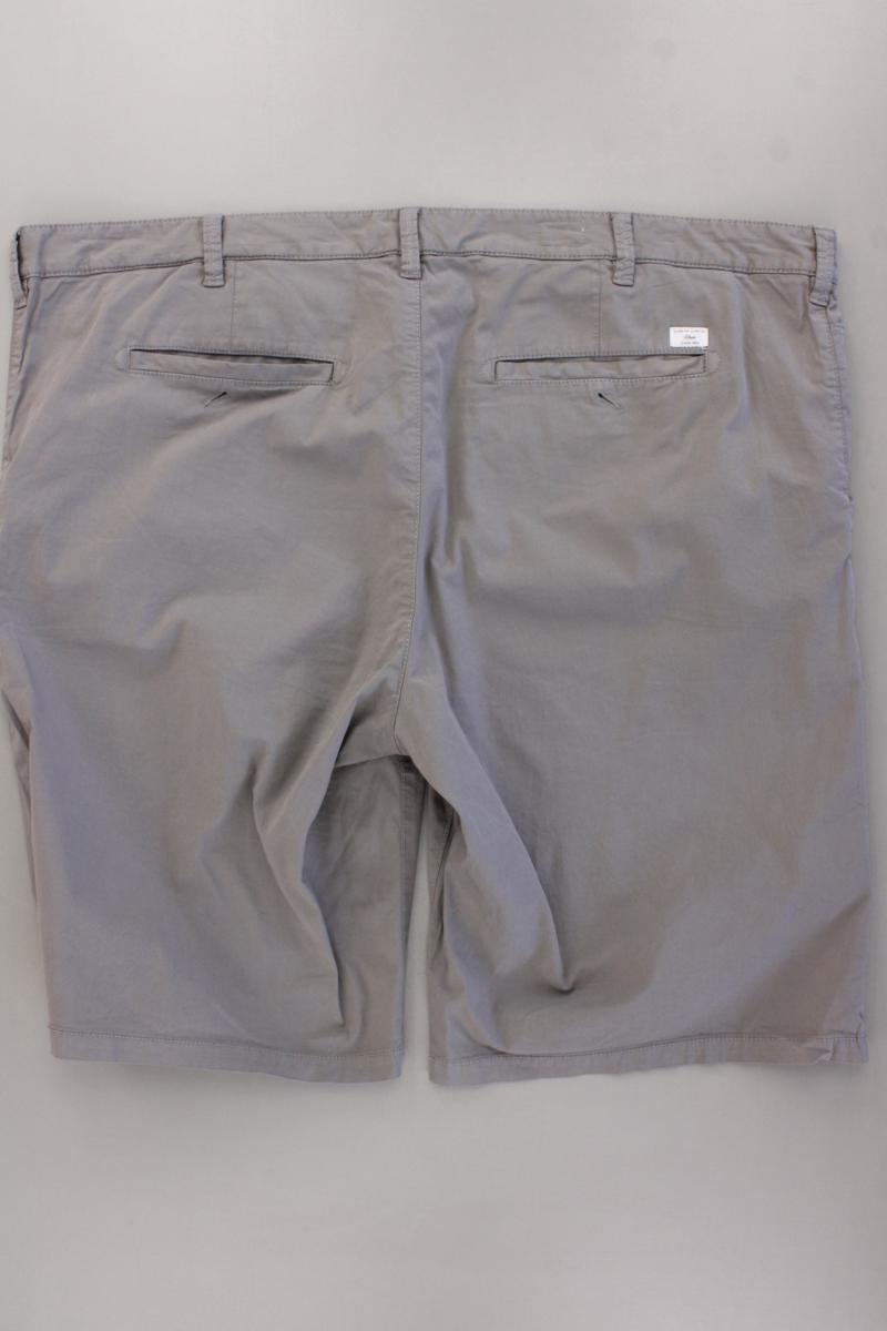 s.Oliver Chino Shorts für Herren Gr. W48 Modell File grau aus Baumwolle