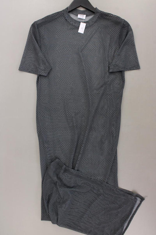 Cotton On Transparentes Mesh Kleid Gr. XL neuwertig Kurzarm grau