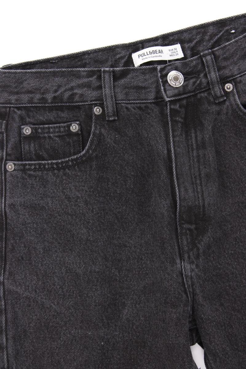 Pull&Bear Mom Jeans Gr. 36 grau