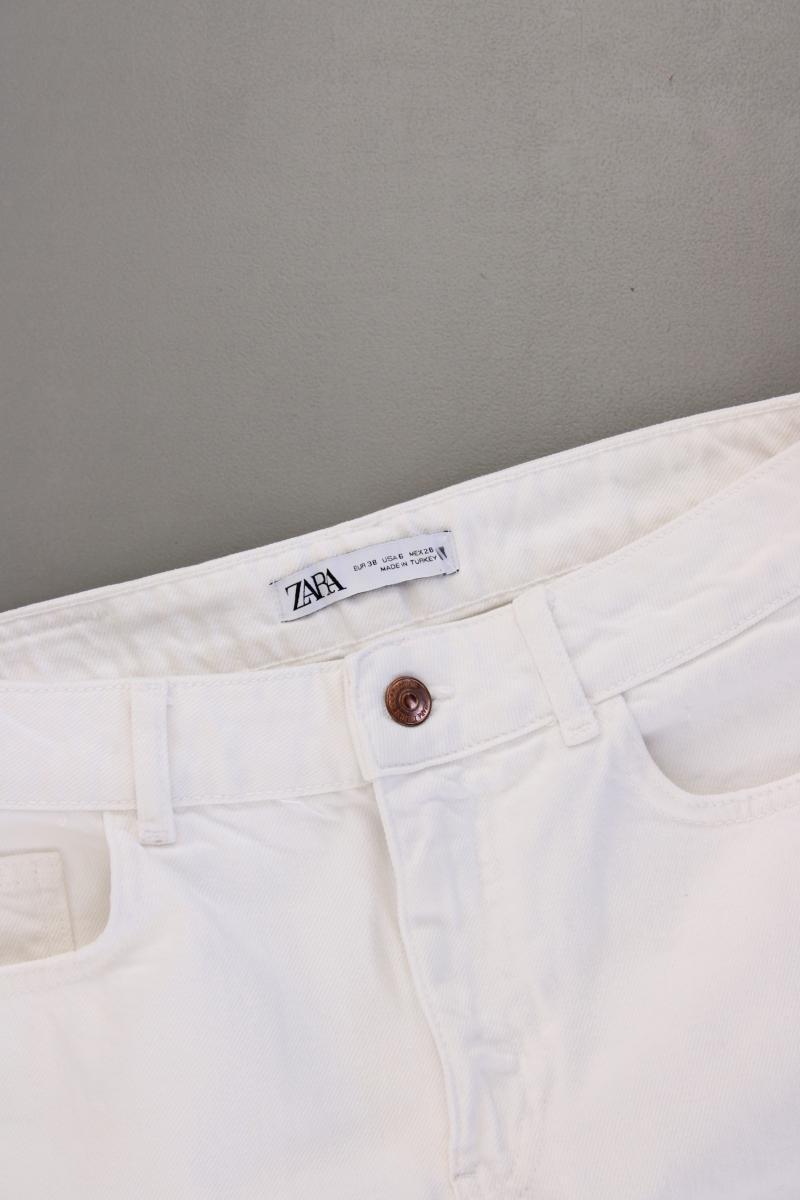 Zara Jeansshorts Gr. 38 weiß