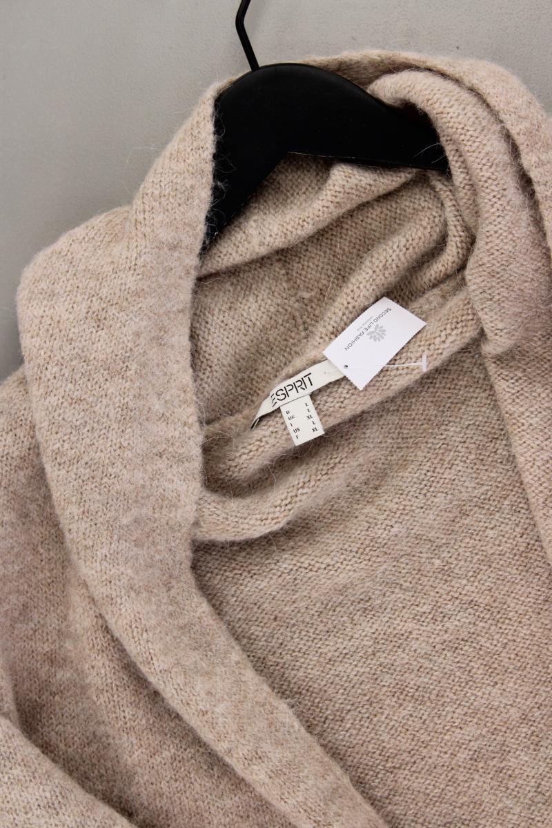 Esprit Strickjacke Gr. L Langarm creme aus Polyacryl