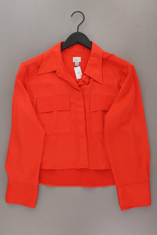 A New Day Bluse Gr. M neuwertig Langarm orange aus Polyester