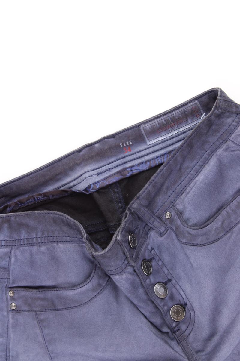 edc by Esprit Kurzer Rock Gr. 34 blau aus Baumwolle