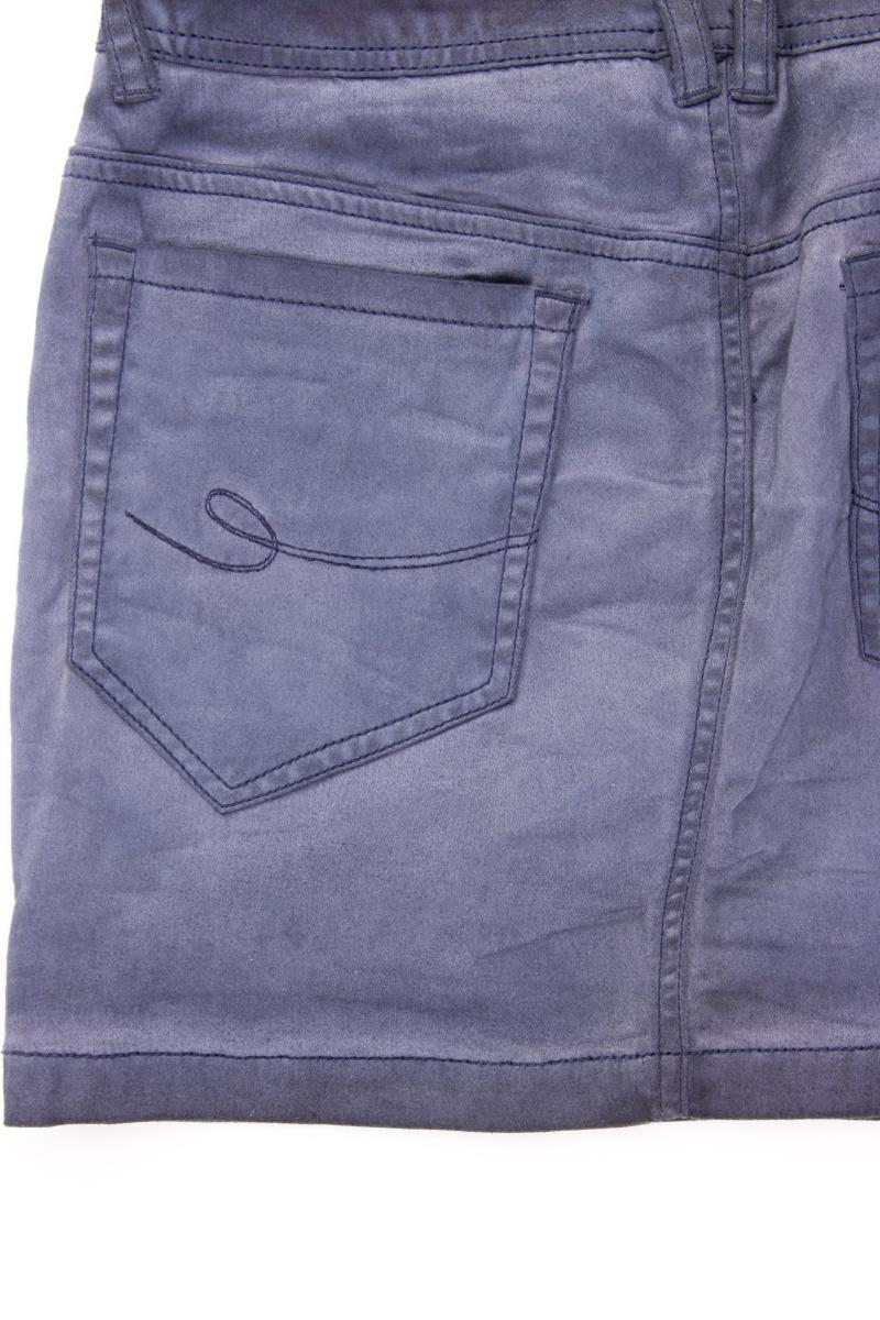 edc by Esprit Kurzer Rock Gr. 34 blau aus Baumwolle