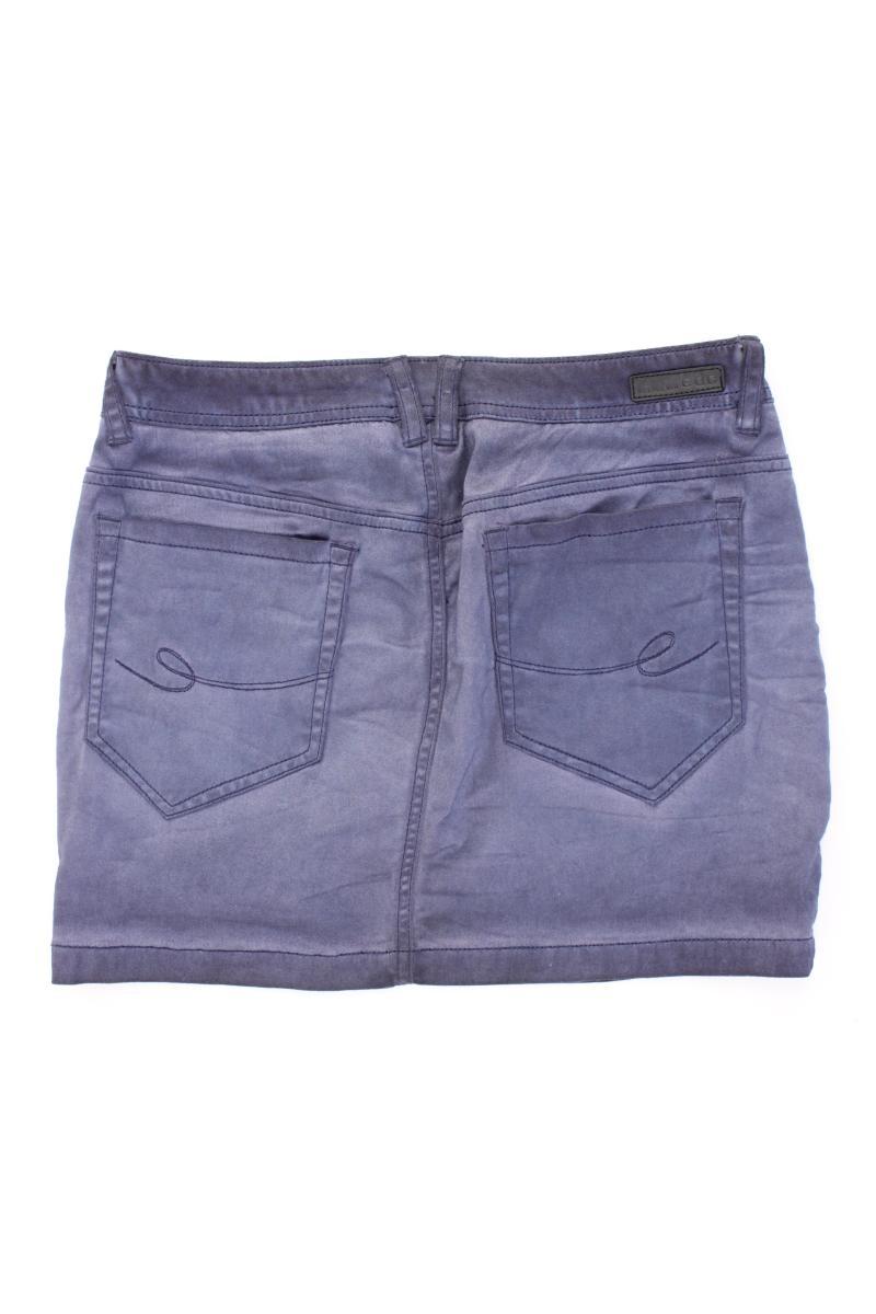 edc by Esprit Kurzer Rock Gr. 34 blau aus Baumwolle