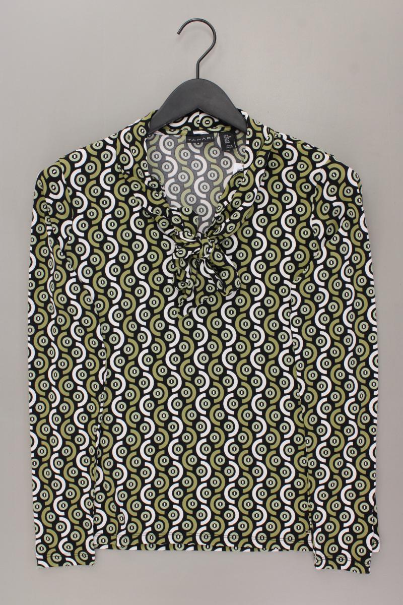Tahari Shirt Gr. M geometrisches Muster Langarm grün