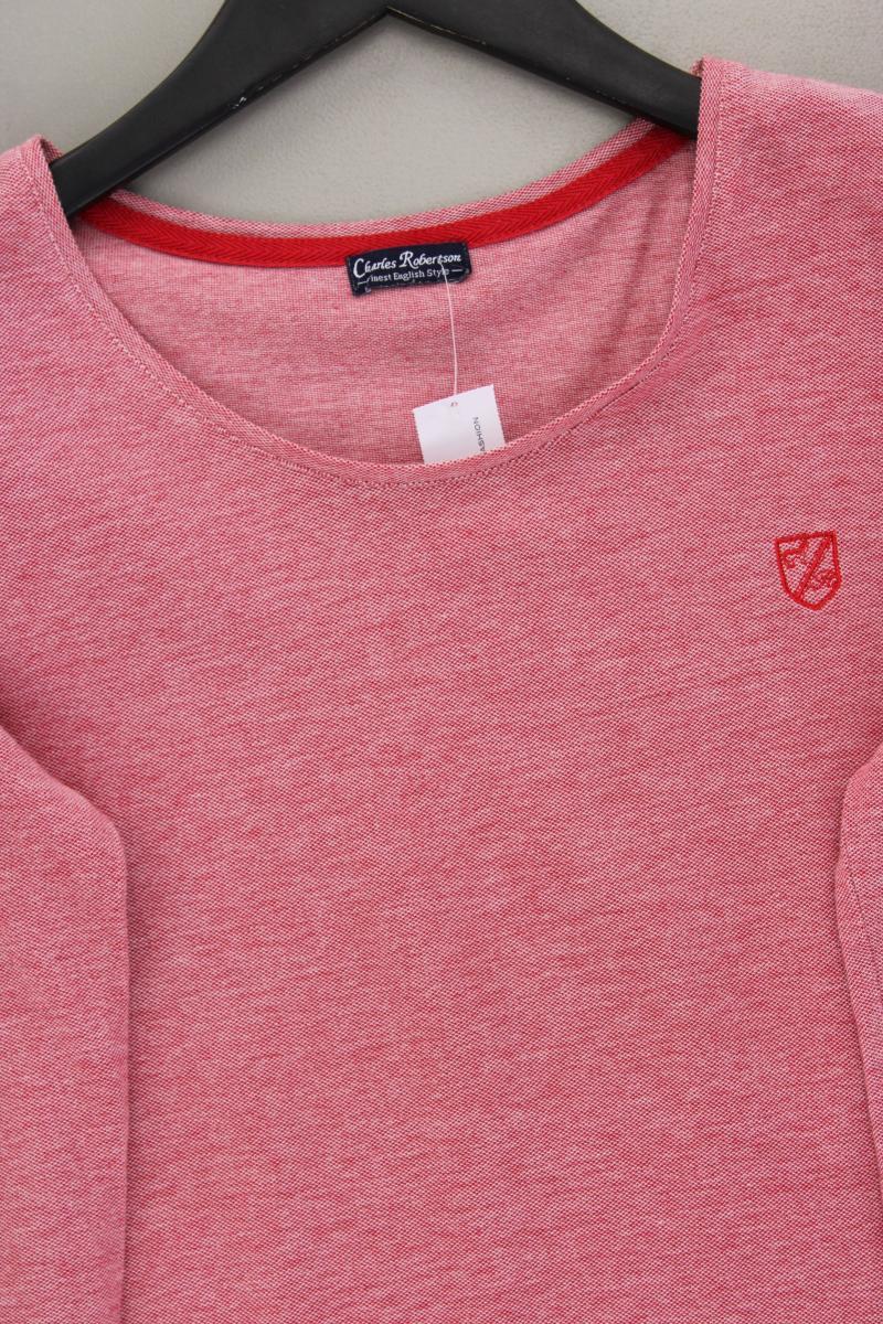 Charles Robertson Classic Shirt Gr. 40 3/4 Ärmel rot aus Baumwolle