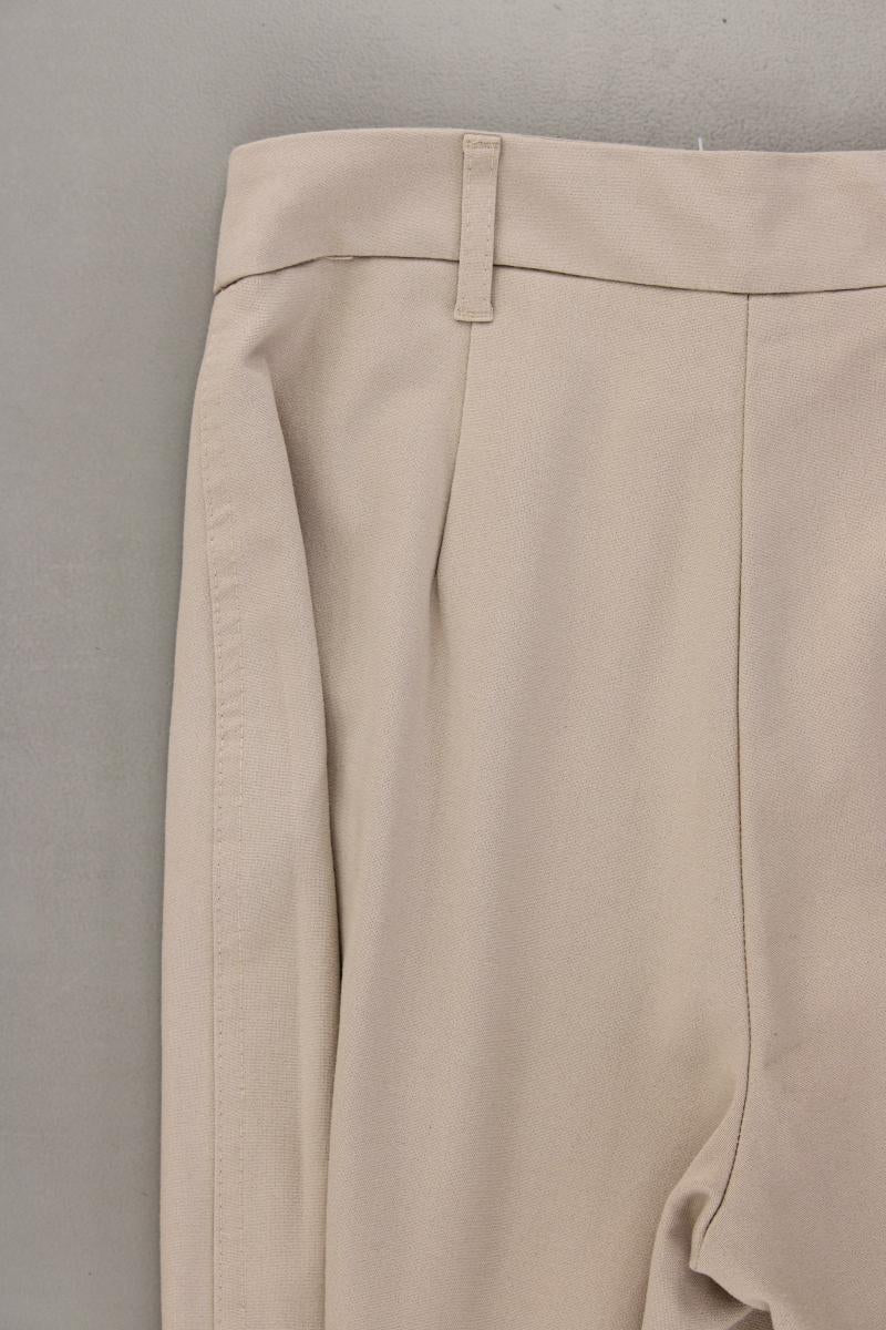 Bershka Stoffhose Gr. 34 creme aus Polyester