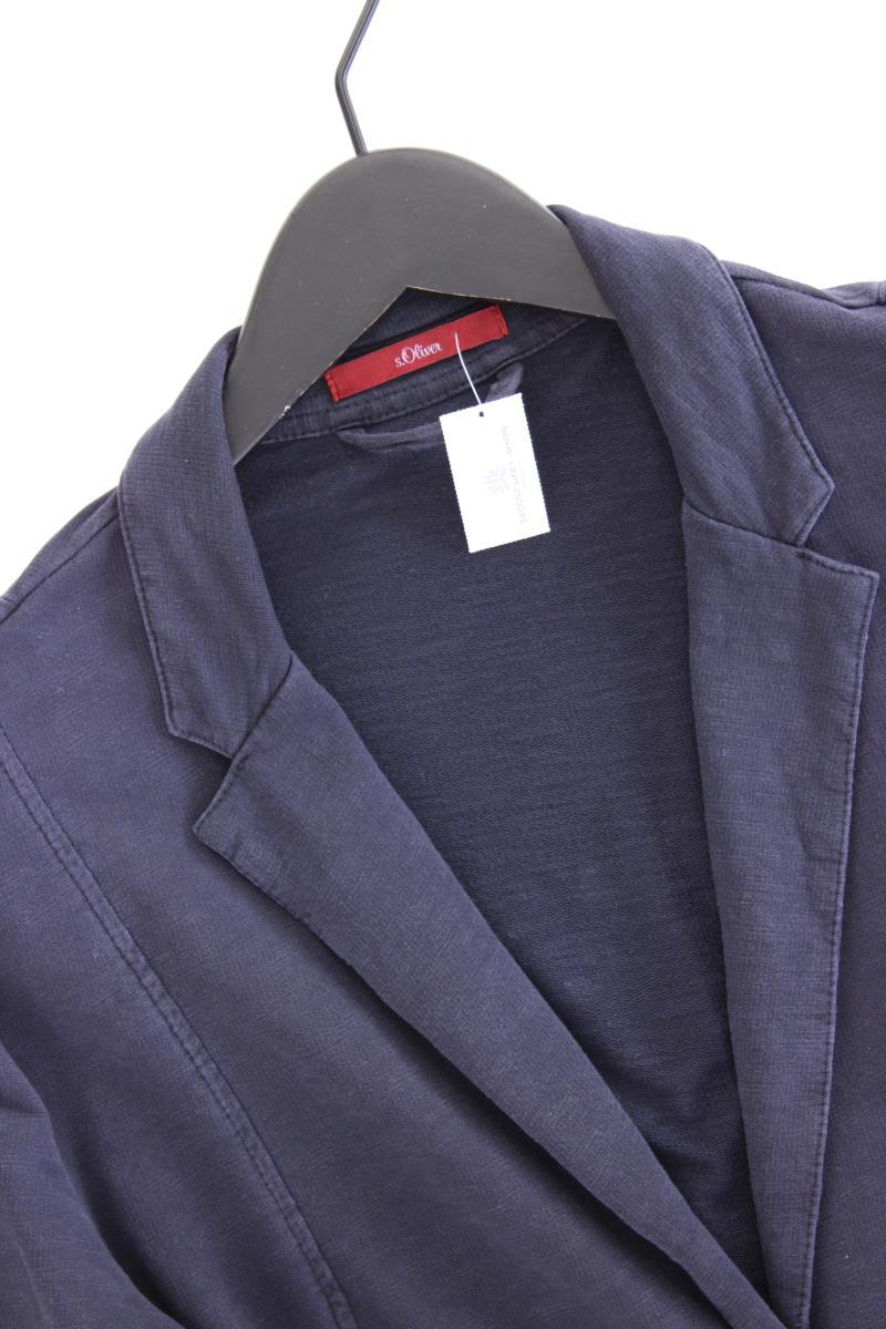 s.Oliver Classic Blazer Gr. 42 blau aus Baumwolle