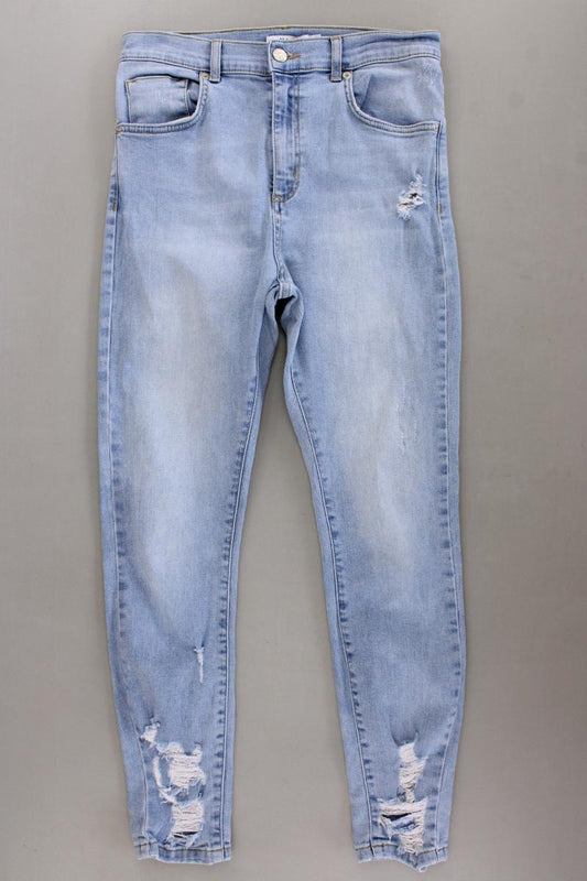 NA-KD Skinny Jeans Gr. 38 blau aus Baumwolle