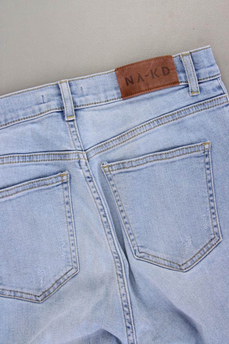 NA-KD Skinny Jeans Gr. 38 blau aus Baumwolle