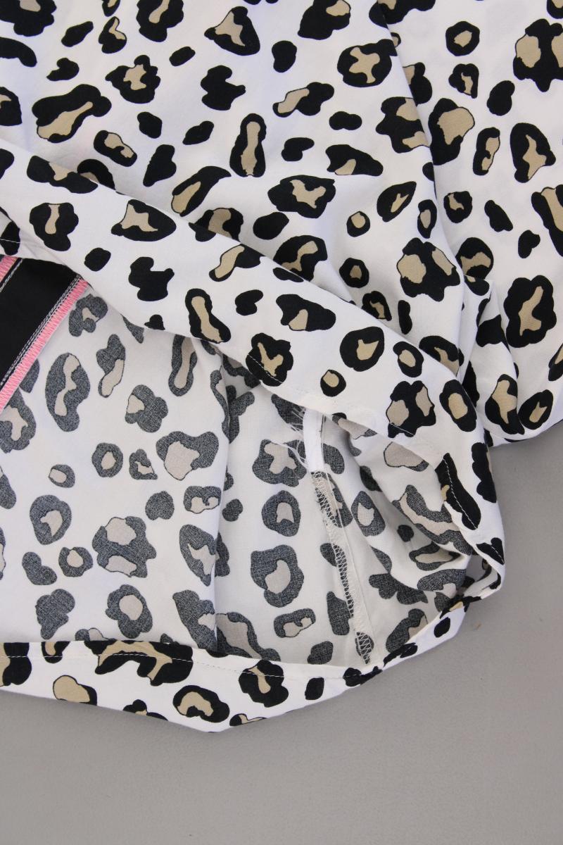 Street One Kurzarmbluse Gr. 38 mit Tierdruck creme