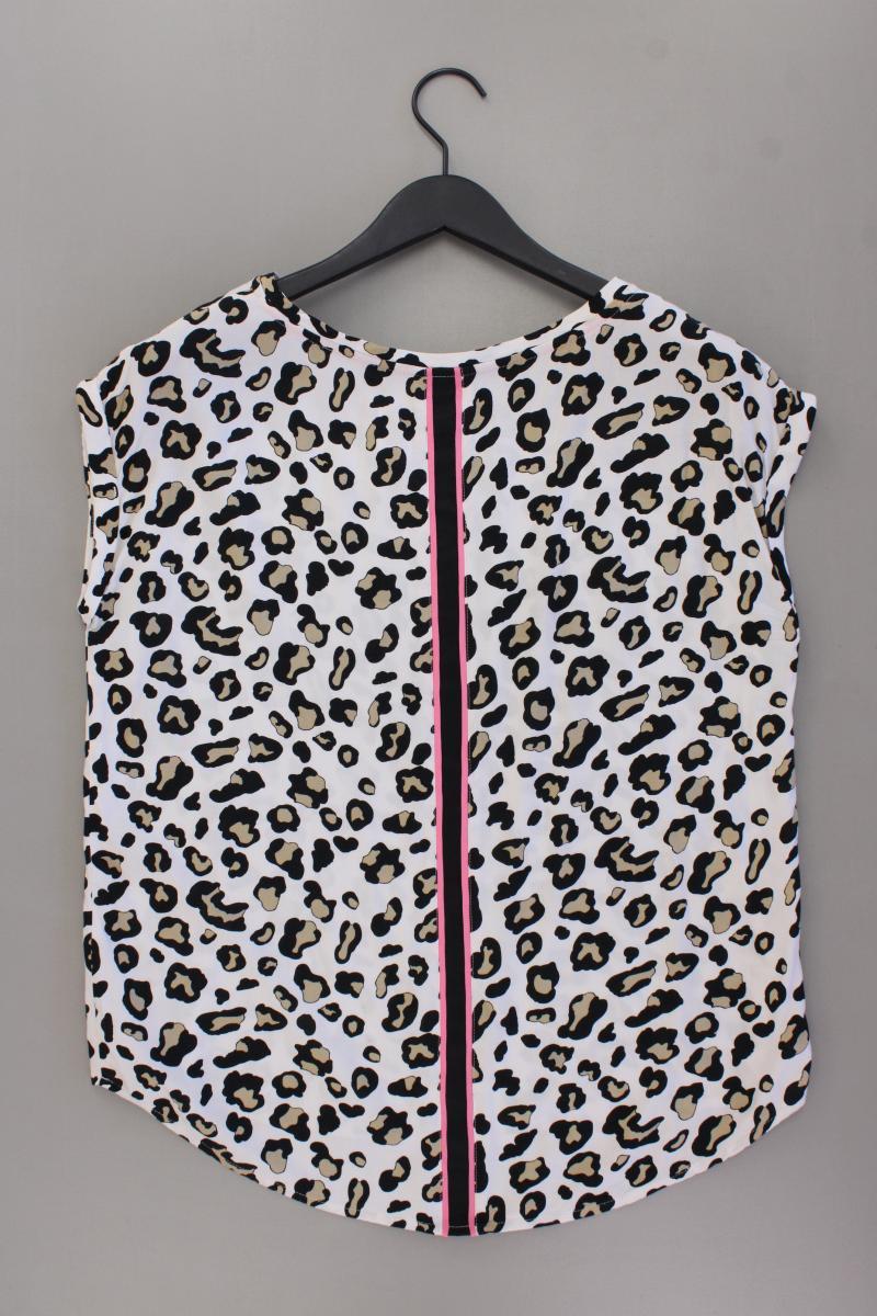 Street One Kurzarmbluse Gr. 38 mit Tierdruck creme