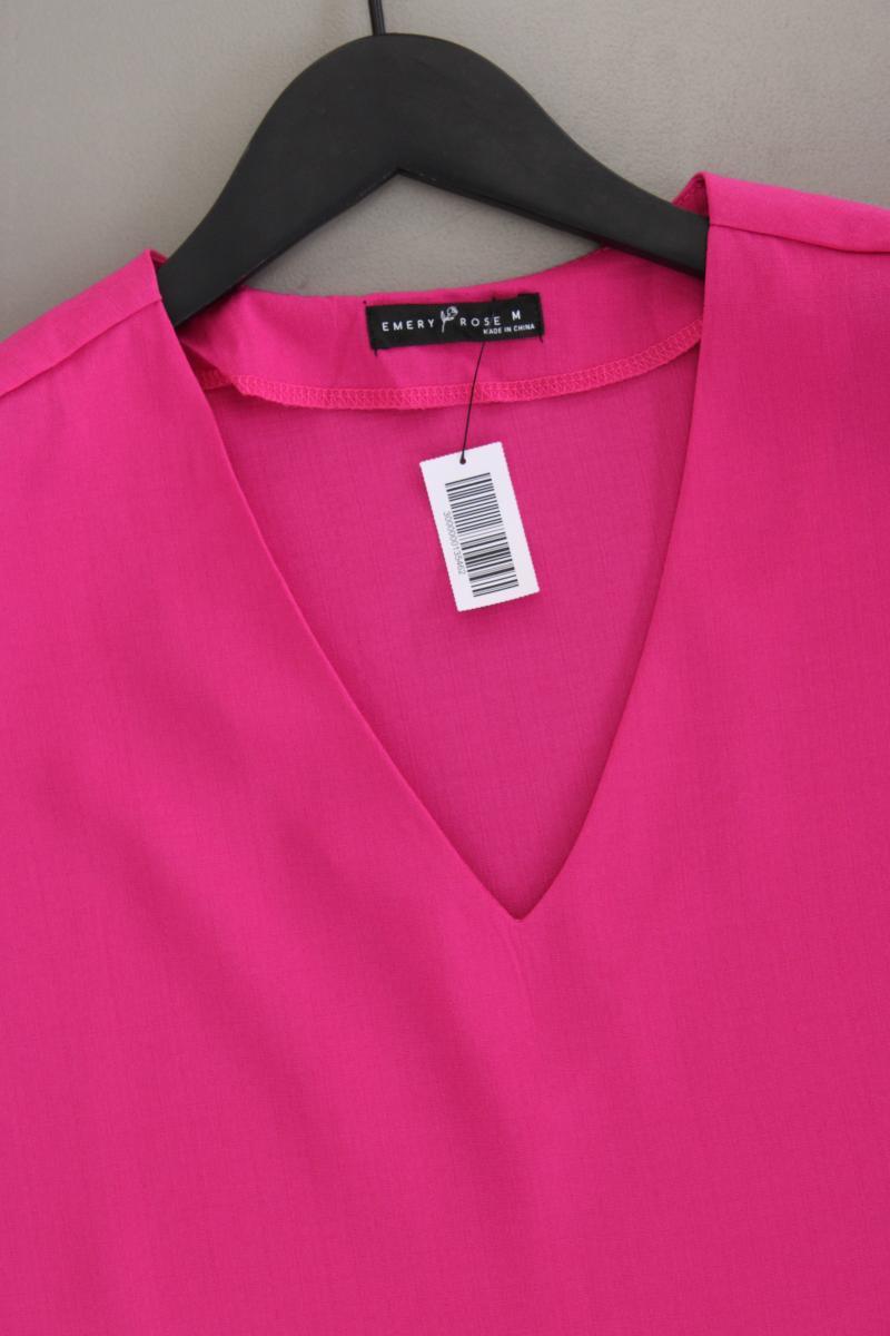 Emery Rose Bluse Gr. M Kurzarm pink aus Polyester