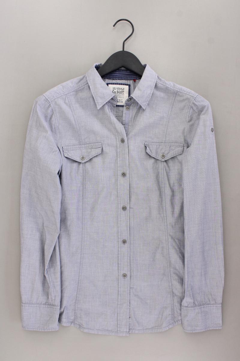 Esprit Langarmbluse Gr. 42 blau