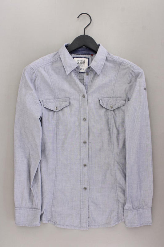 Esprit Langarmbluse Gr. 42 blau